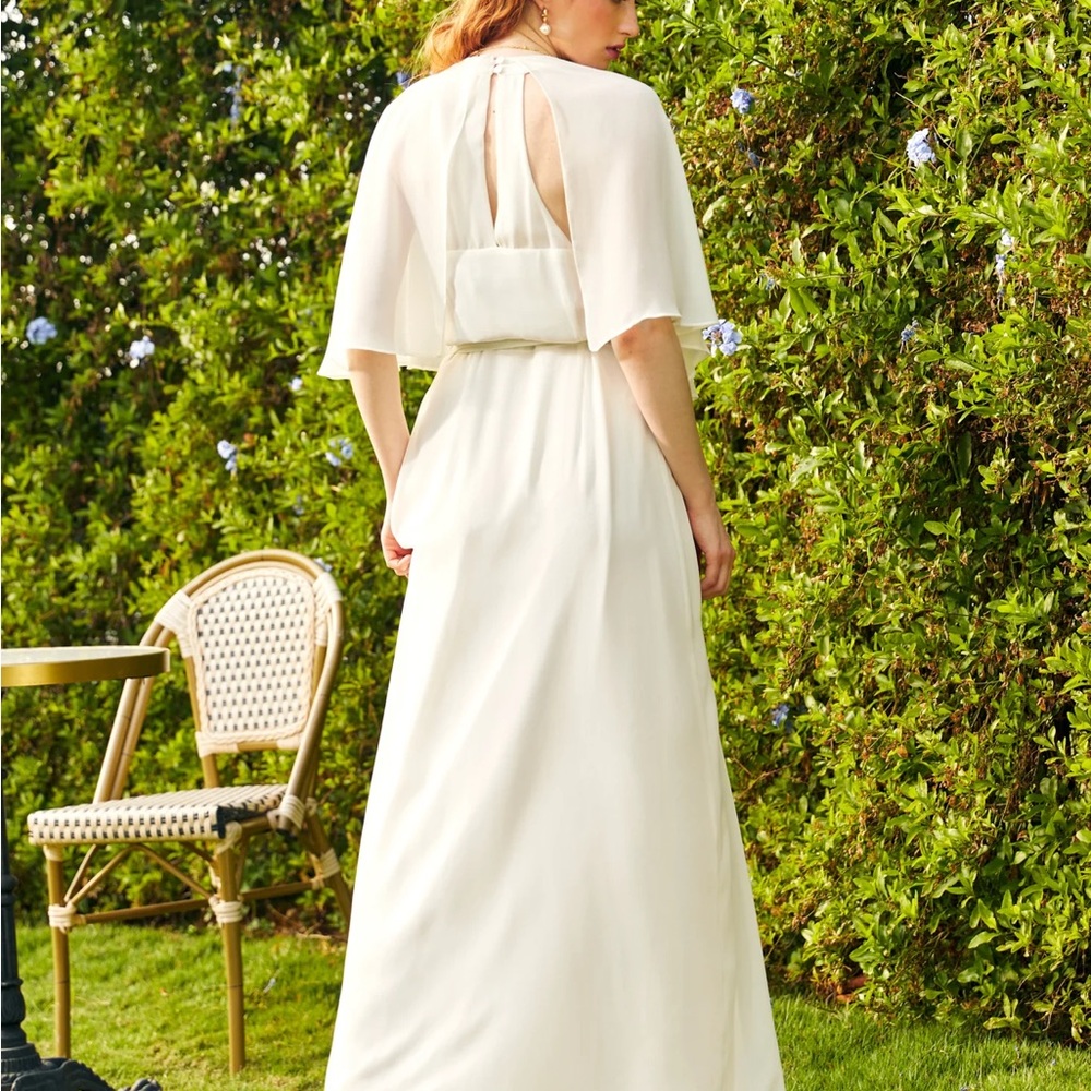 NEW - Modcloth Cream Maxi Dress - Picture 4 of 13